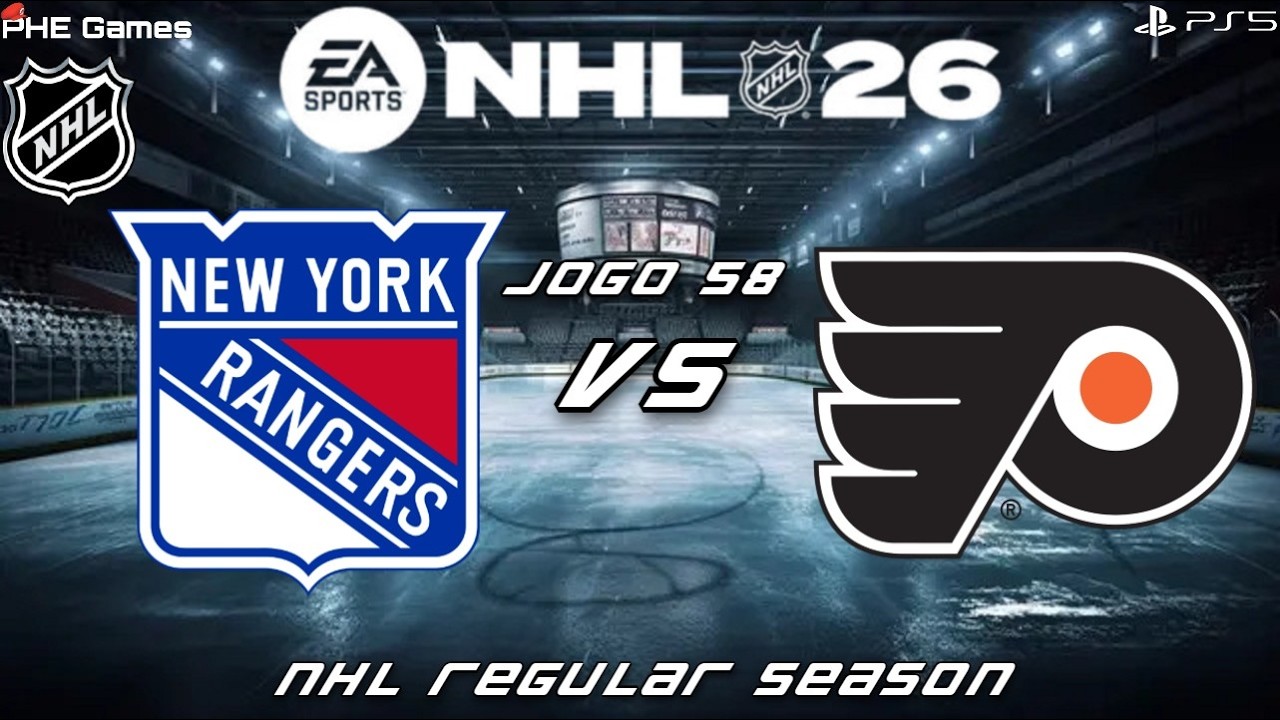 NHL 26 - NHL RS 58 - NYR Vs Flyers (PS5) (#3347)