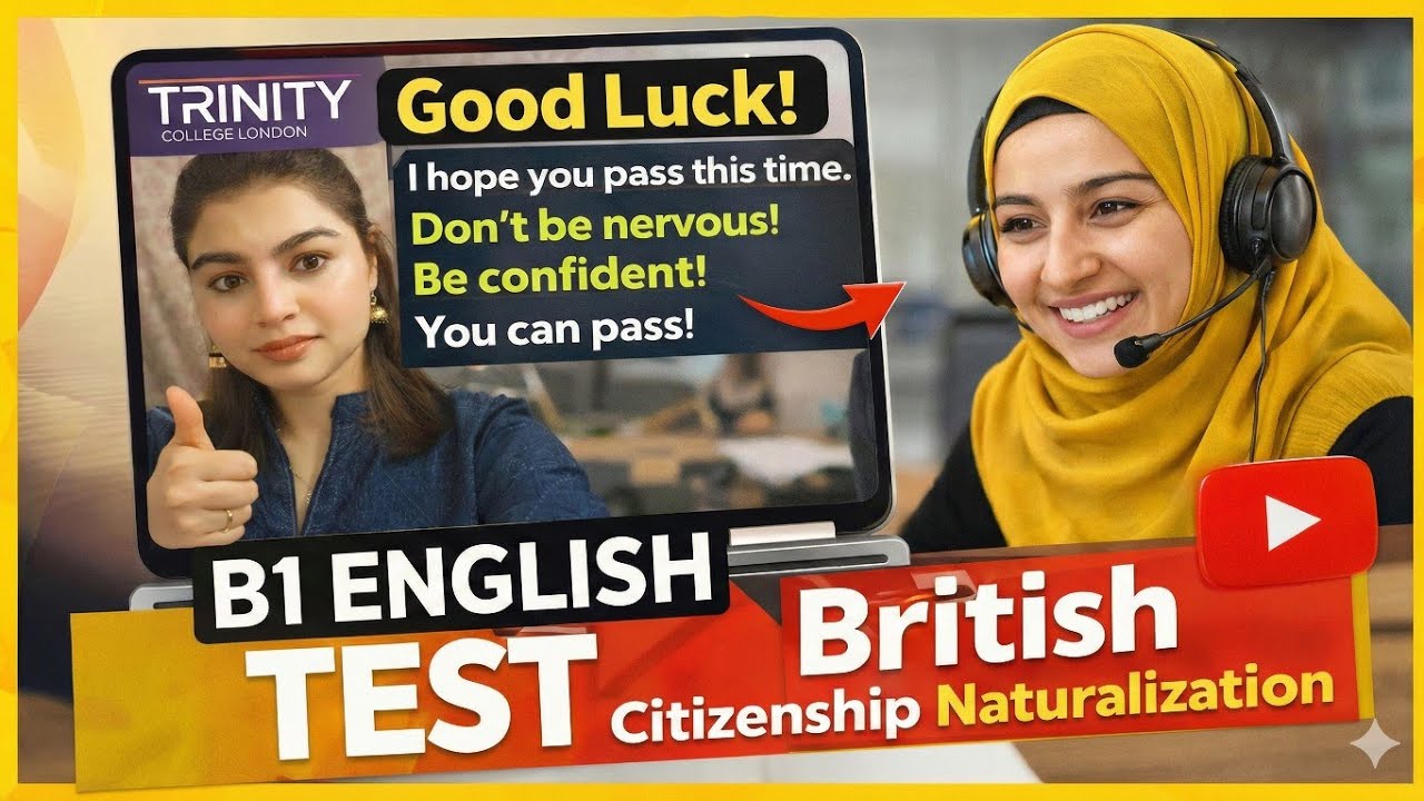 B1 English Test (GESE Grade 5) | SELT British Citizenship| Trinity College London ILR UK