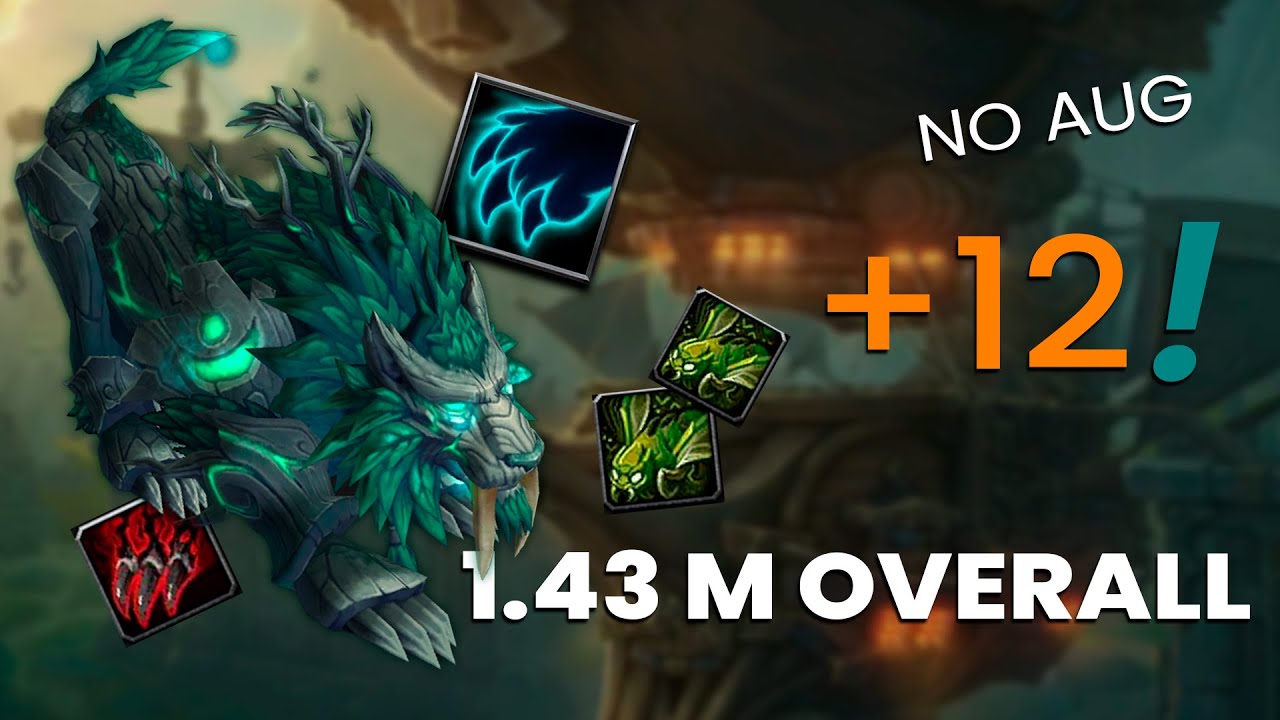 Dawnbreaker Druid Feral 1.43M Overall [No Aug] M+ POV | 11.0.5 (S1 TWW)