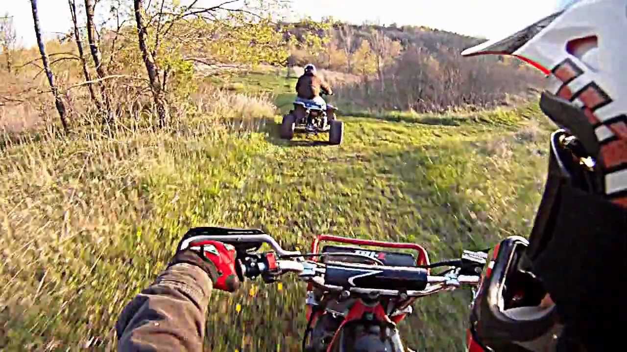 YAMAHA TRI Z CHASING BANSHEE GO PRO pov from tri z