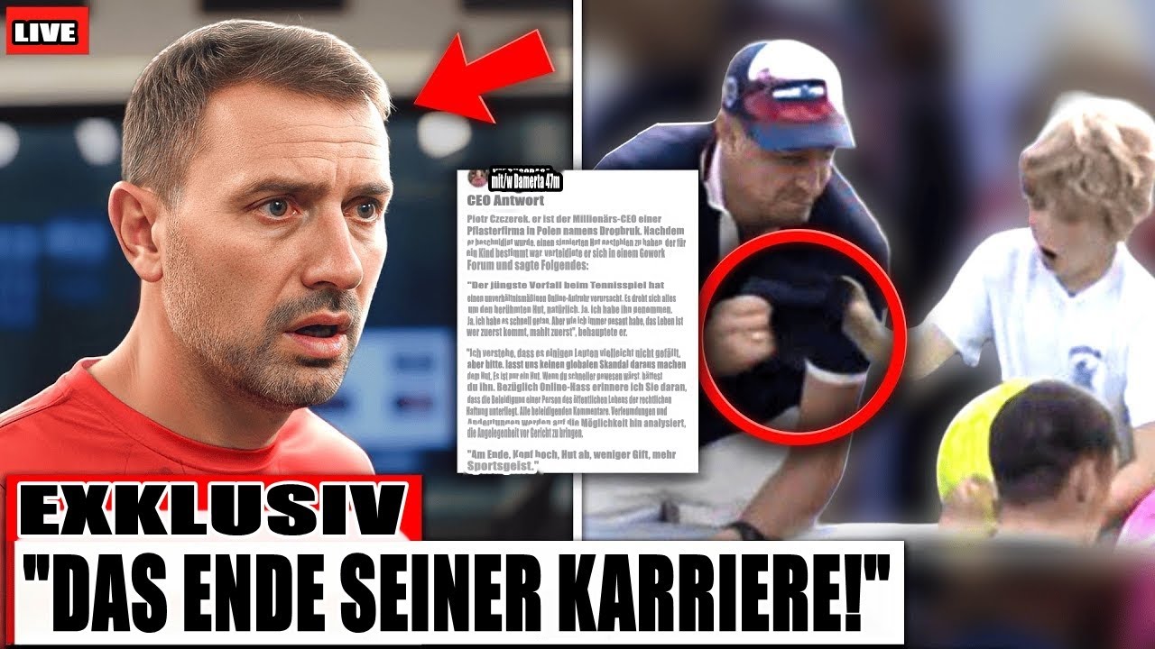CEO entlarvt & gefeuert, nachdem er von jungem Fan bei den US Open signierte M&uuml;tze gestohlen hat!