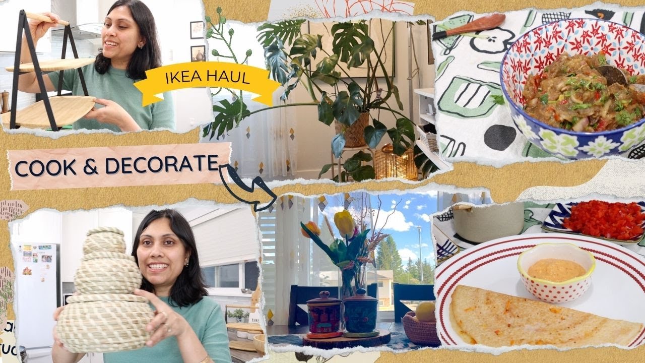 Ikea shopping  - Cook & Decorate with me - Sukun wali ek Shaam (Home decor with simple things)