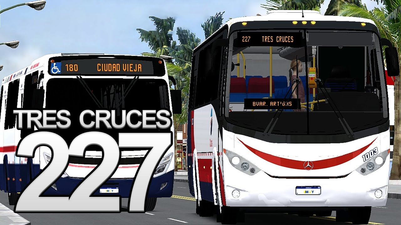 【 OMSI 2 】— Linea 227 - CUTCSA | Mapa Montevideo Ficticio v3.1 (modificado)