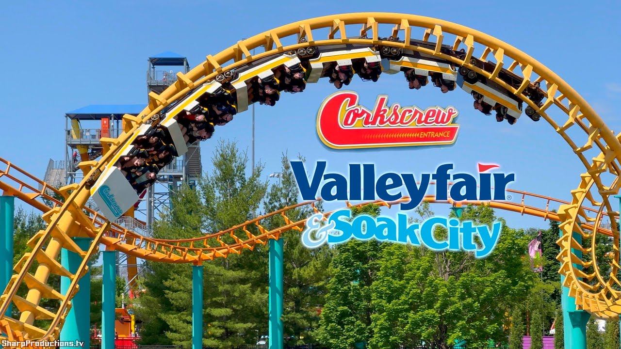 Corkscrew POV at Valleyfair & Soak City