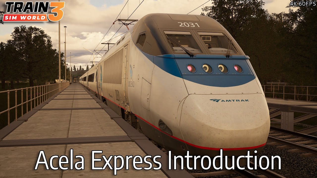 Acela Express Introduction - Training Center - First Look - Train Sim World 3