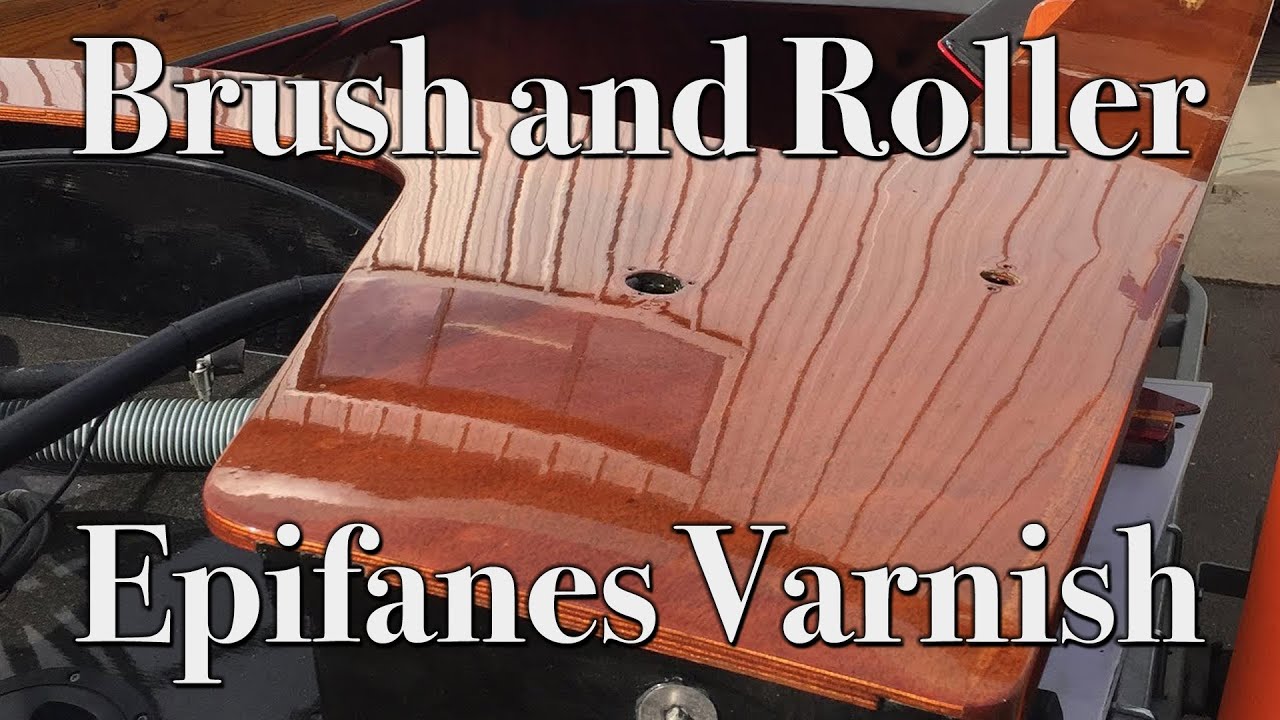 Varnishing a Boat Deck with Brush and Roller | Pre Season Epifanes Varnish Top Up
