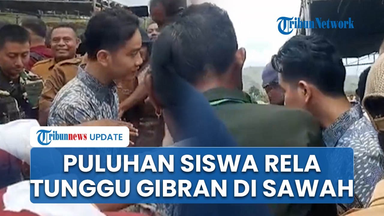 Gibran Kunjungi Sikka NTT: Para Siswa Rela Tunggu Sejak Pagi di Sawah hingga 3 Sekolah Diliburkan