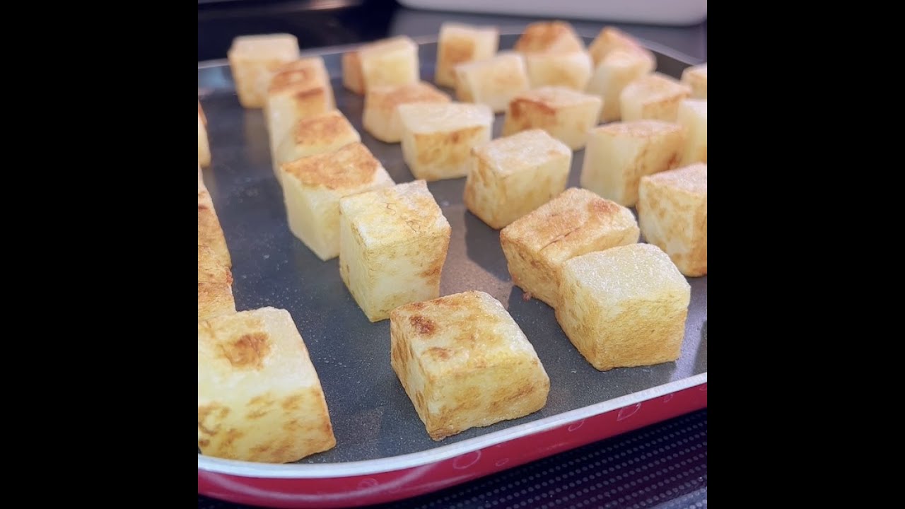 Sweet & Spicy Garlic Potato Cubes🍯🌶🧄🥔💹