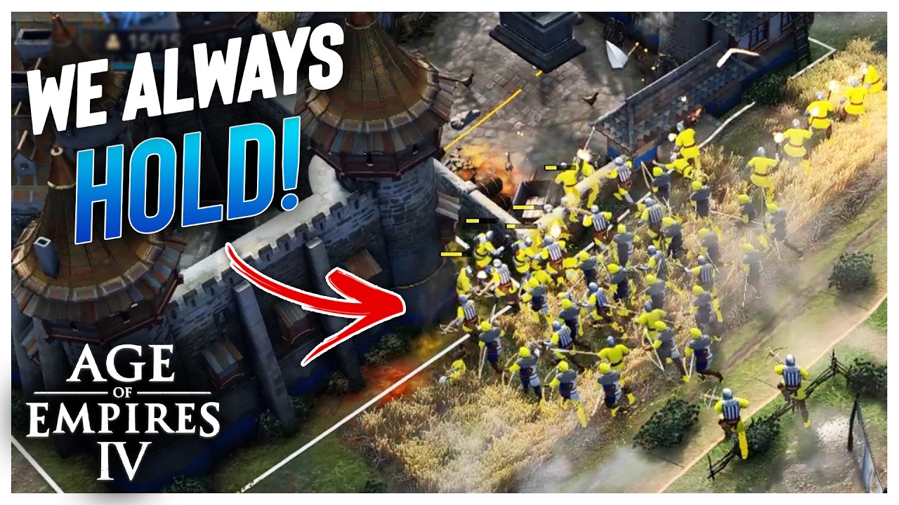 Another crazy HOLD despite losing everything! AoE4