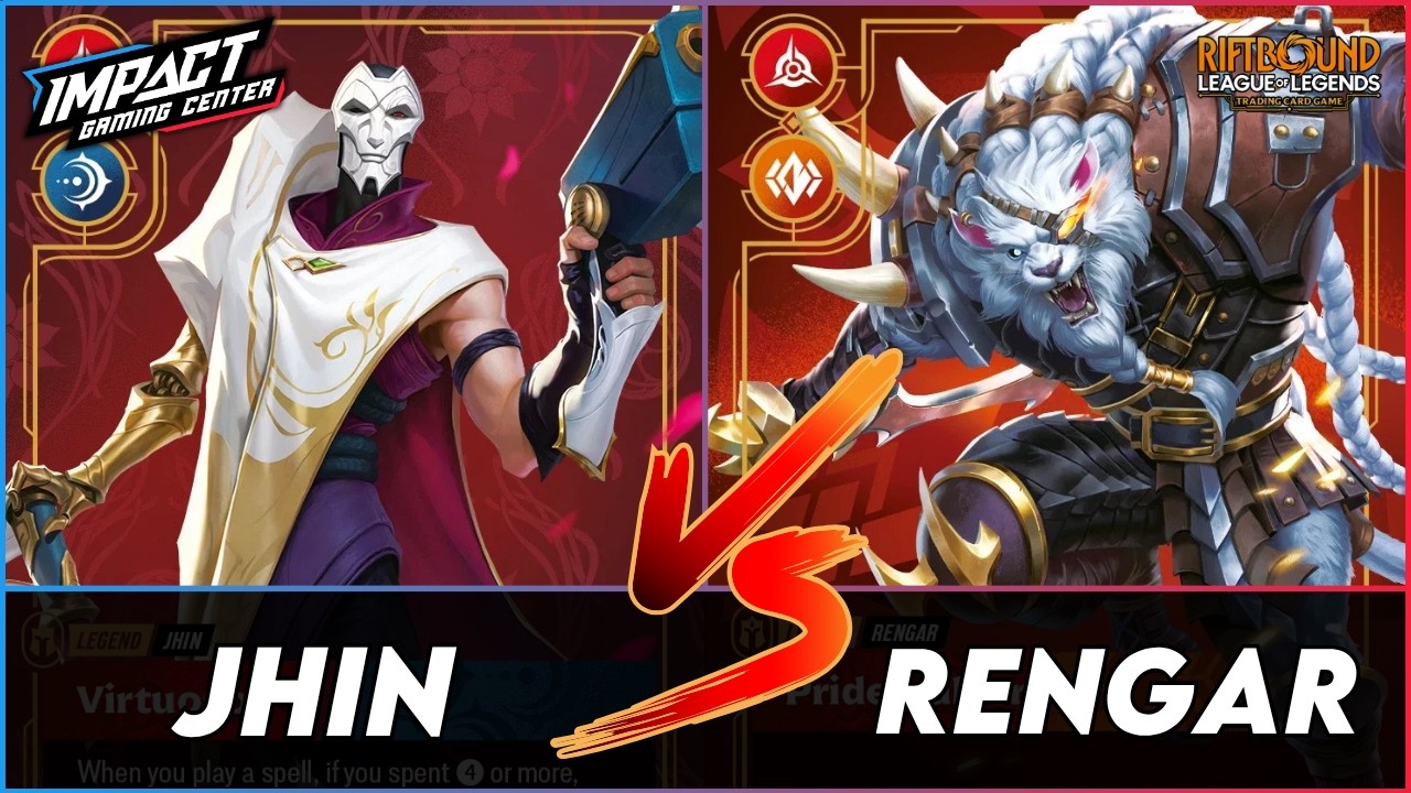 Jhin VS Rengar [PAPIER] | Manche 1 | Riftbound Nexus Night | Unleashed Standard &agrave; l'IGC