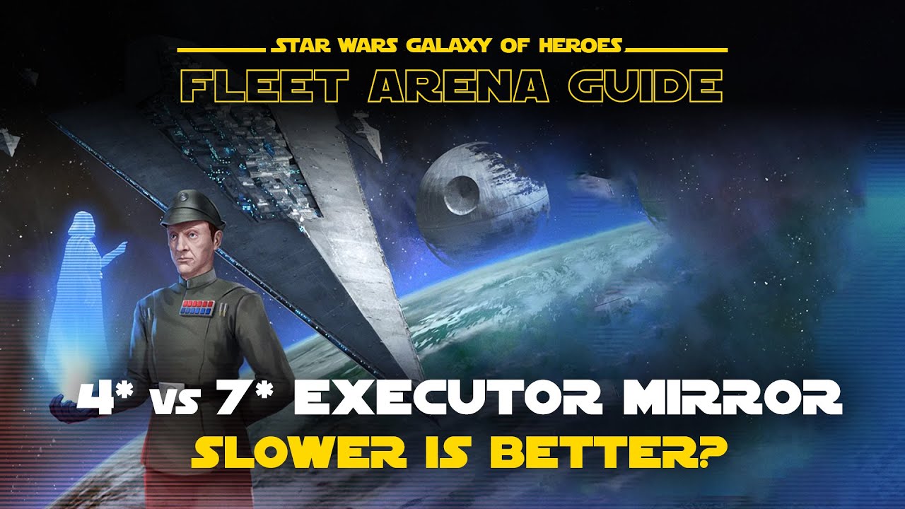4* vs 7* Executor Mirror Counter Guide | SWGOH Fleet Arena