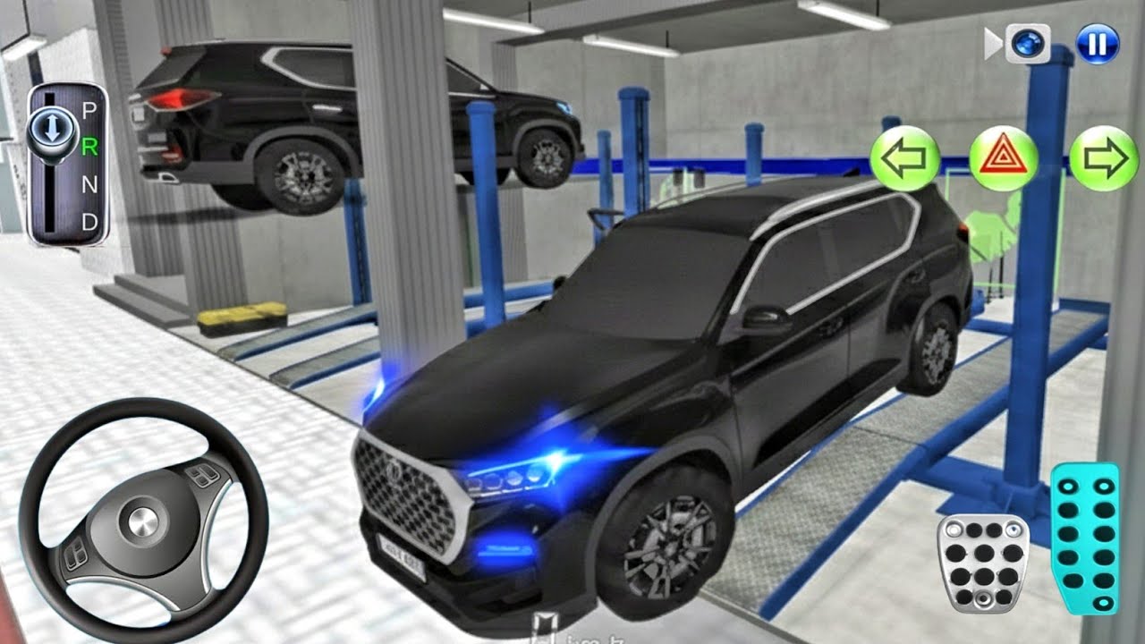 New Black Rexton SUV Car in Auto Repair Shop - 3D Driving Class 2026! Android iOS Gameplay