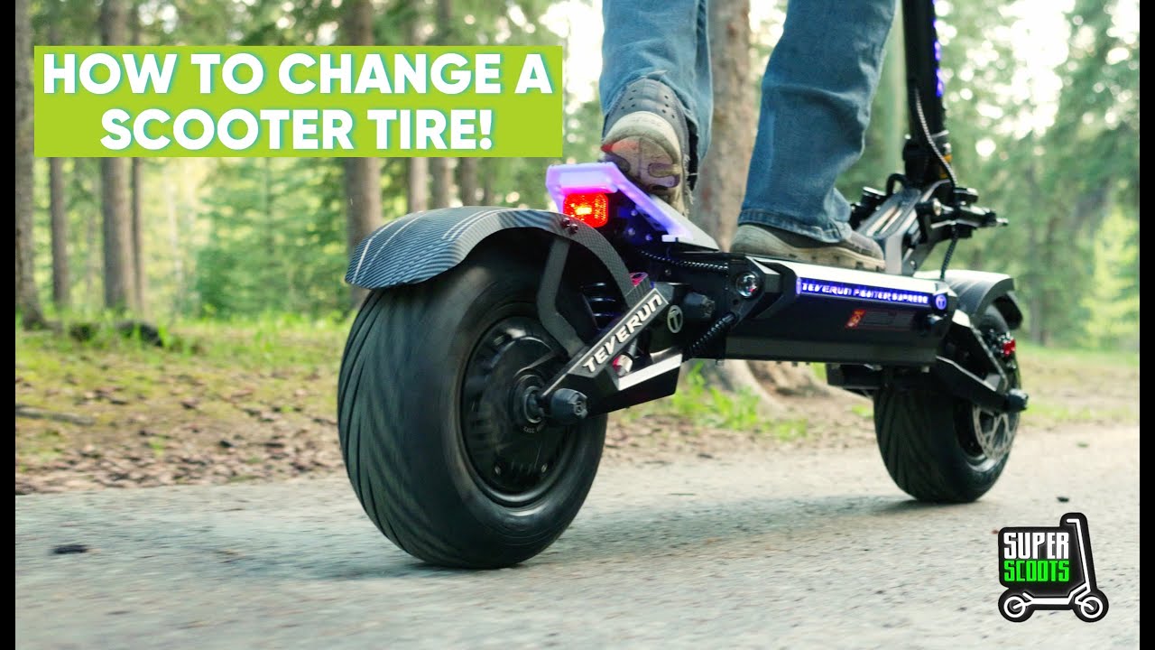 11 inch Teverun Fighter tire change tutorial