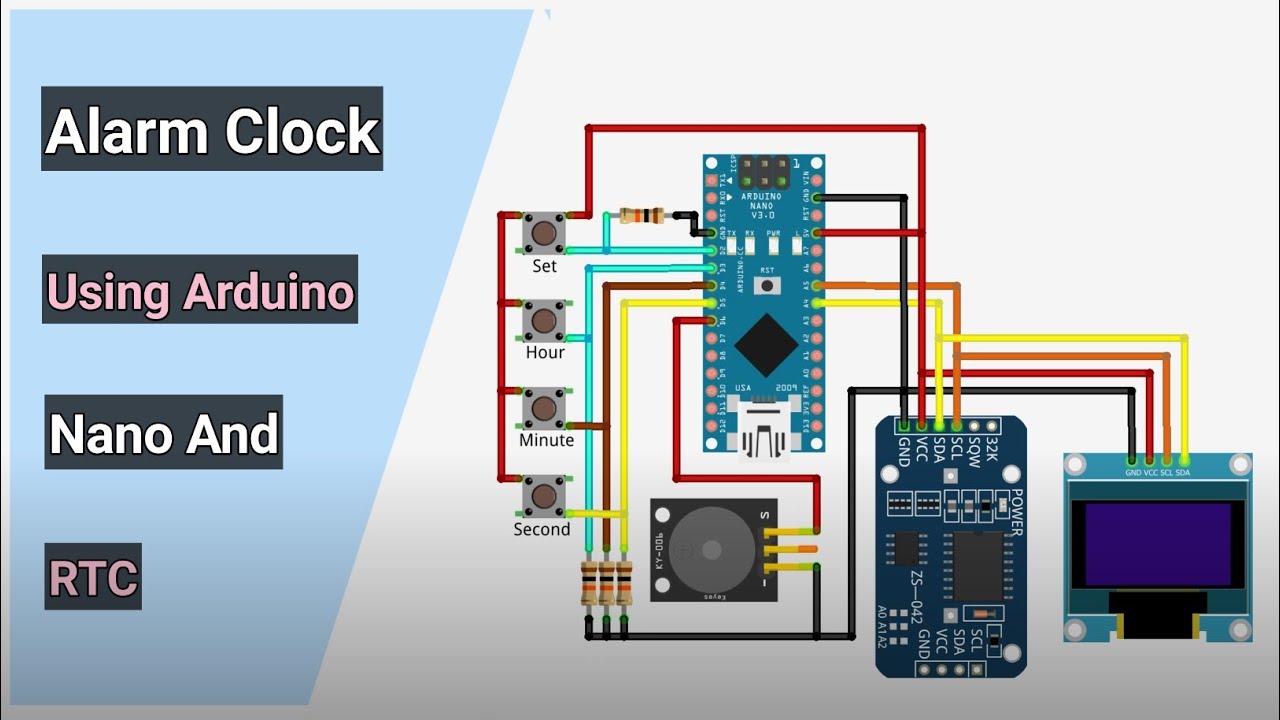 How to Make Alarm Clock Using Arduino Nano and RTC Module