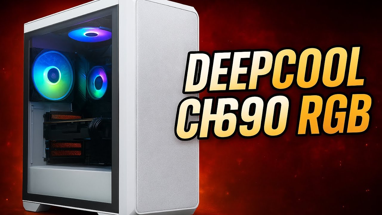 El mejor gabinete gamer Deepcool CH690 WH RGB 🔥 El gabinete que combina estilo y rendimiento