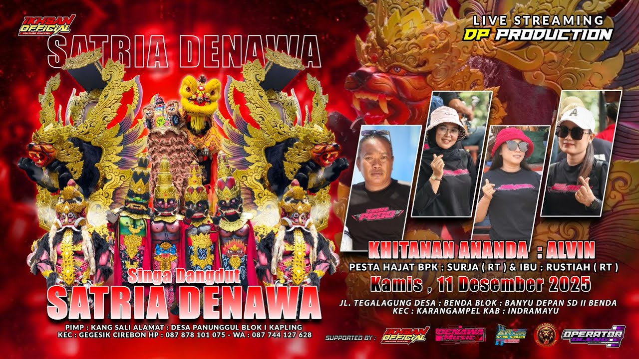 LIVE SINGA DANGDUT SATRIA DENAWA | KAMIS, 11 DESEMBER 2025 | KARANGAMPEL - INDRAMAYU