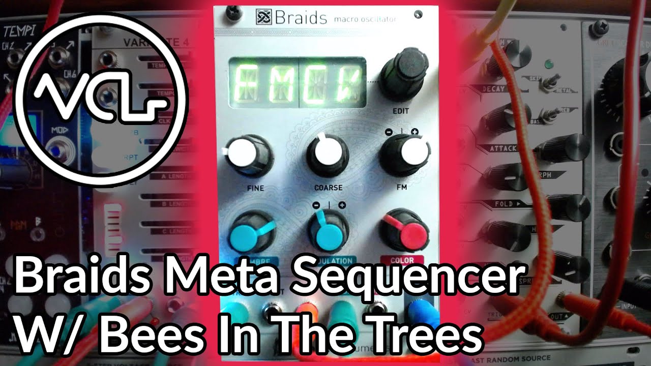 Braids Meta Eurorack Sequencer With Bees In The Trees