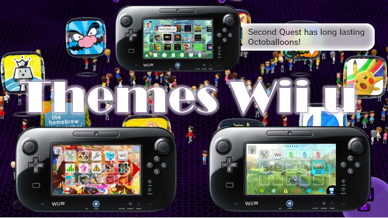 Temas Para Wii u Aroma l Custom themes l Nintendo Wii u l 2025 l Fondos pantalla