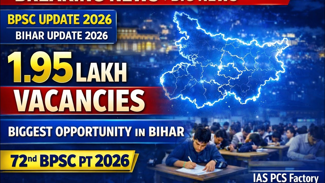 बिहार में 2026 में नौकरियों की भरमार ..BPSC Revised Calendar