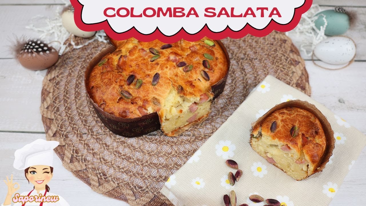COLOMBA SALATA - Ricetta Facile e Veloce | SAPORINEW