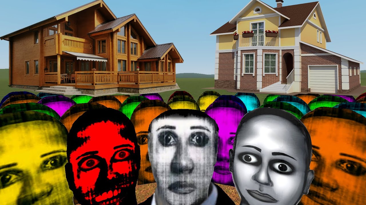 Selene Delgado Family Vs Houses In Garry's Mod! (Park 60)