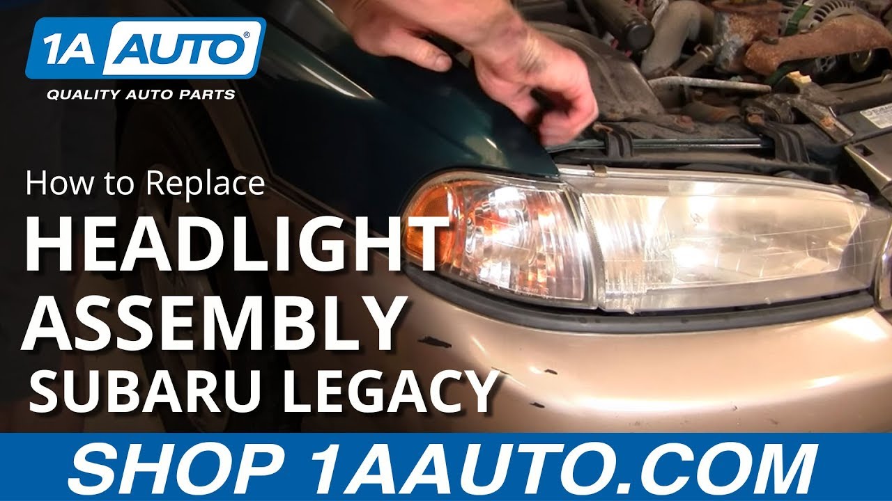 How To Change Headlight Assembly 96-99 Subaru Legacy