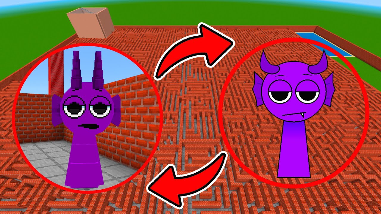I Summon NEW Incredibox Sprunki in Maze Gmod Minecraft! ► Minecraft Sprunki Maze #27