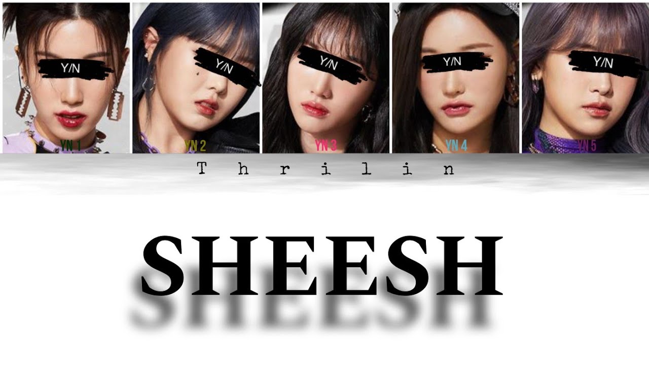 SHEESH by Babymonster (Your Girl Group) 5 members version (Colour Coded Lyrics) | Thrilin |