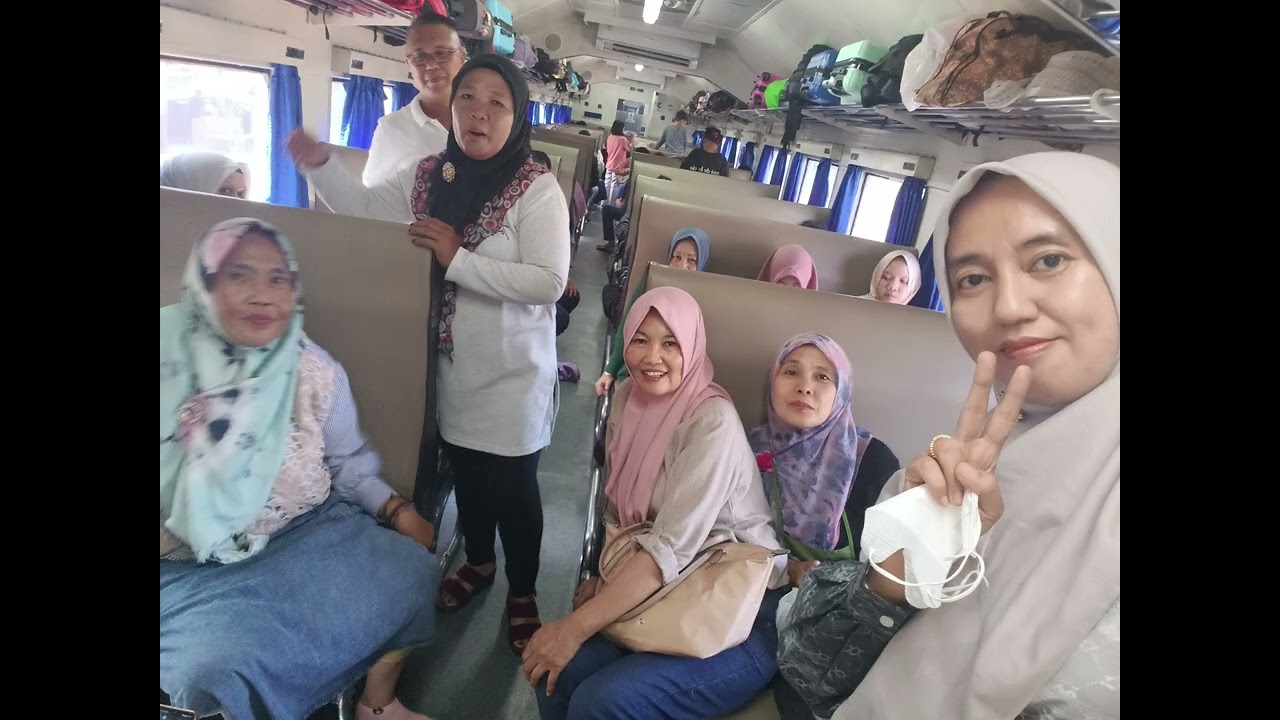 Perjalanan di kereta Api, dari Muara Enim tujuan ke Lubuk Linggau
