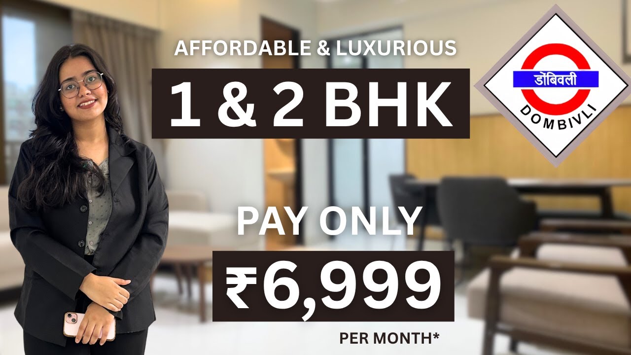 1 & 2 bhk flats in Dombivli East | Just 10 Mins from Dombivli Station | +91 82869 63267
