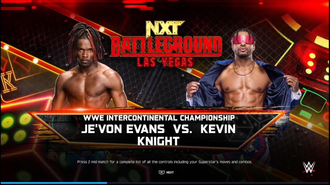 Dreamworld ep.20- Je'Von Evans vs. Kevin Knight Ladder Match WWE Intercontinental Championship!