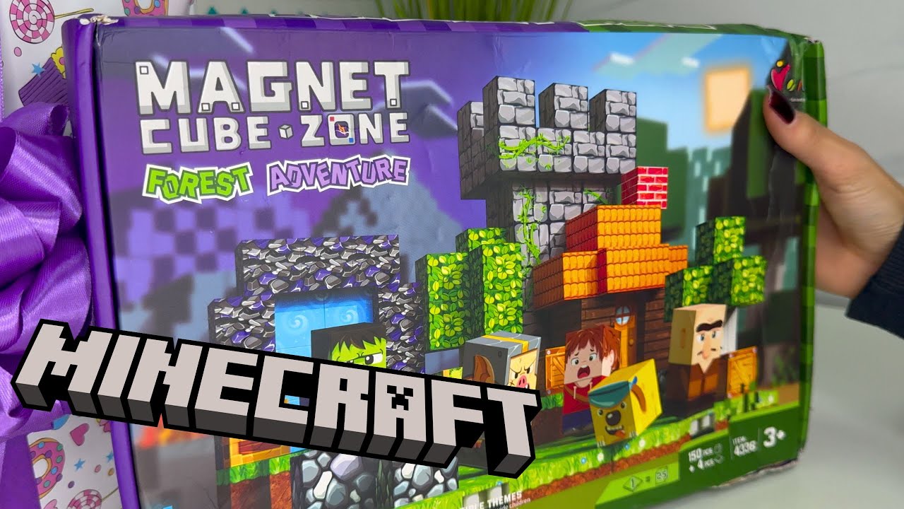 Build Your First Minecraft House with Magnetic Blocks 😍🏠