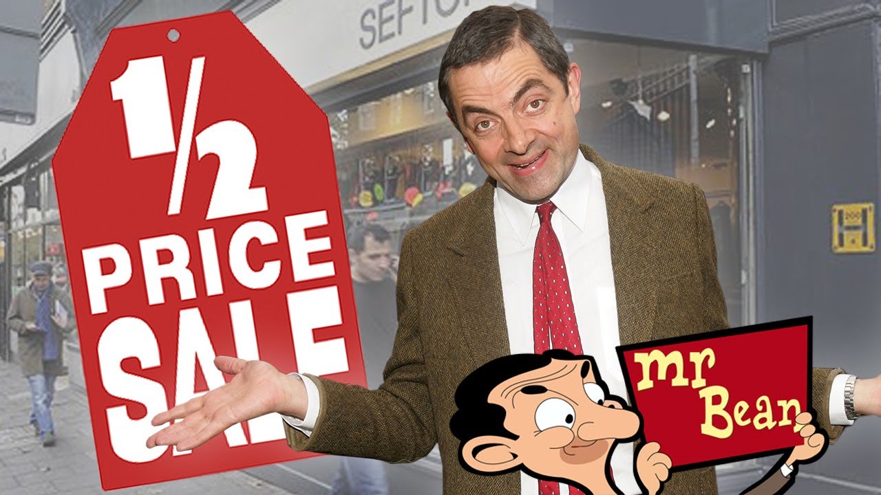 Mr. Bean - Jumping the Queue at the Sales