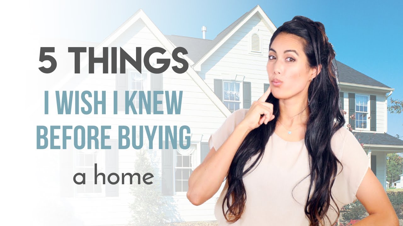 5 Things I Wish I Knew Before Buying a House for the First Time