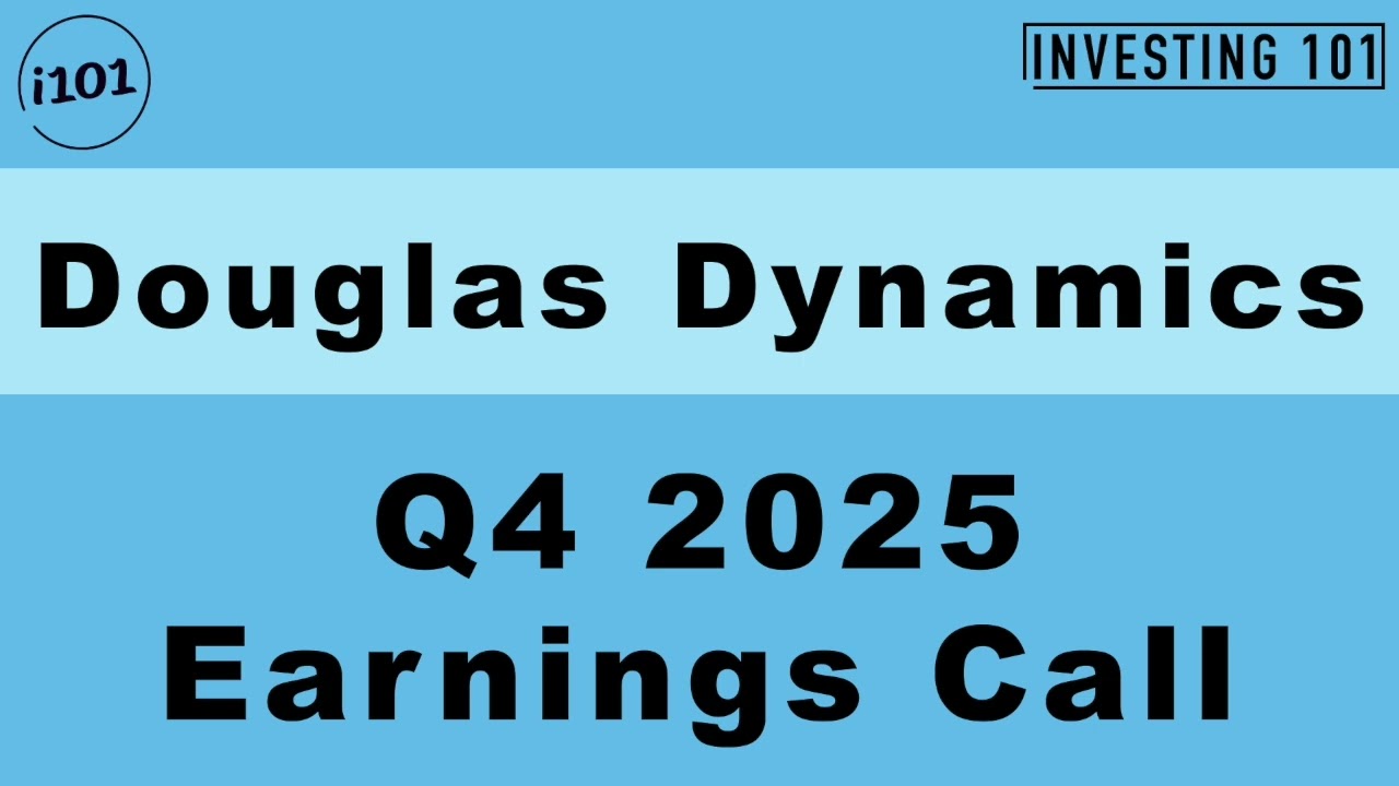Douglas Dynamics Q4 2025 Earnings Call