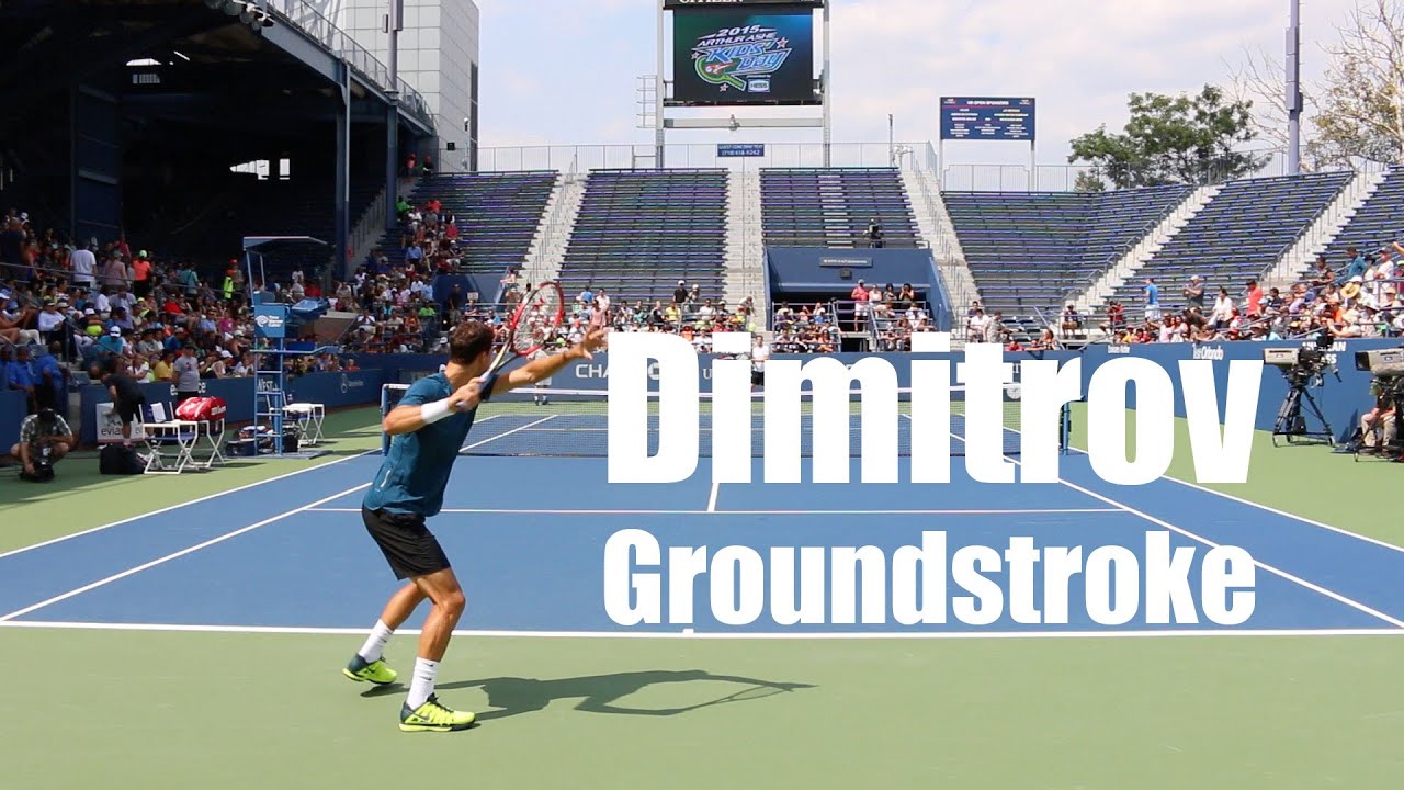 Dimitrov Groundstroke - US Open 2015