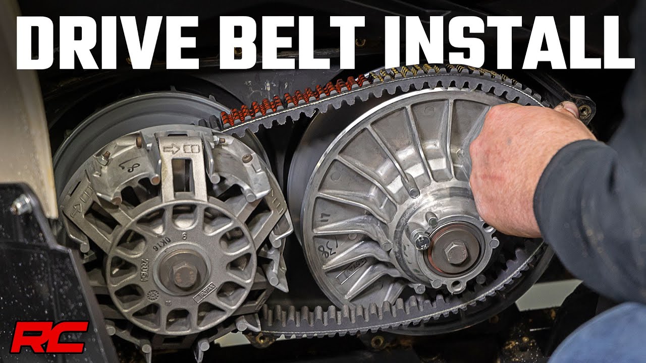 Installing CVT Drive Belt
