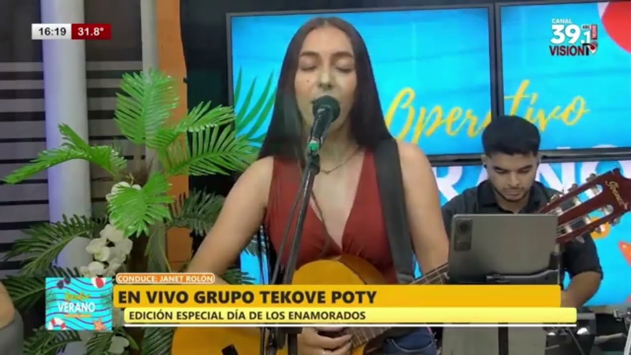 Yo no me doy por vencido | Grupo Tekove Poty | Canal Visión Comunicaciones (Operativo Verano) 