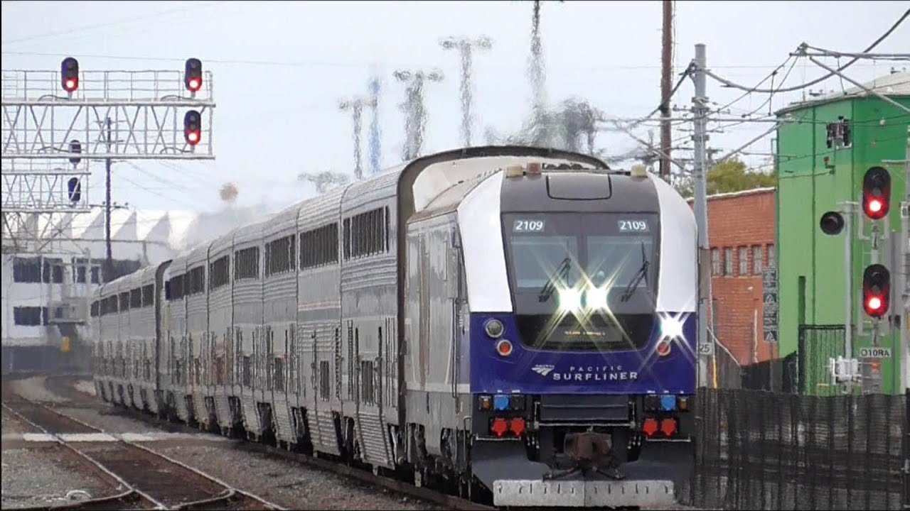 San Diego and Encinitas Trains; Double Surfliner Set and Military Train (August 19th 2023)
