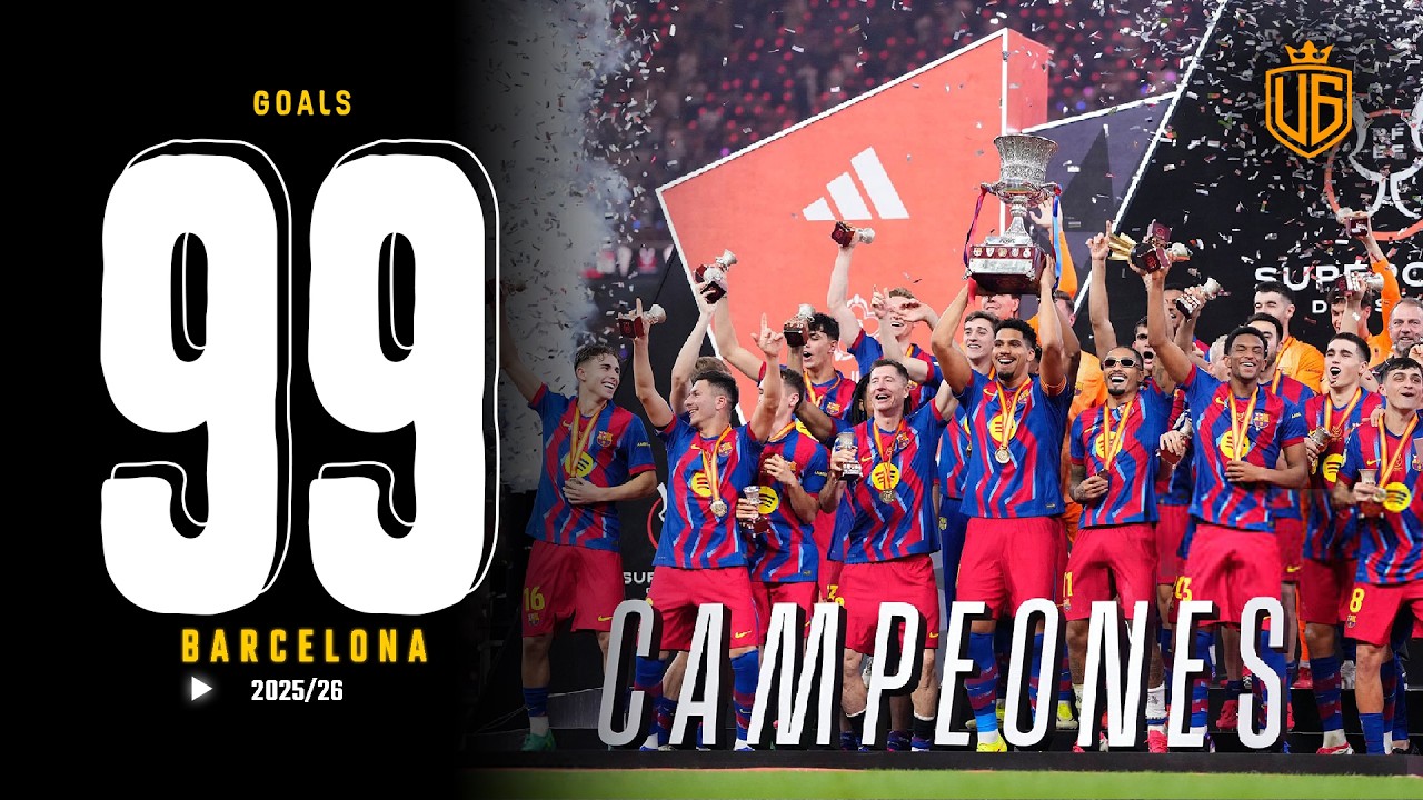 Barcelona All 99 Goals So Far 2025/26 - With Commenter HD