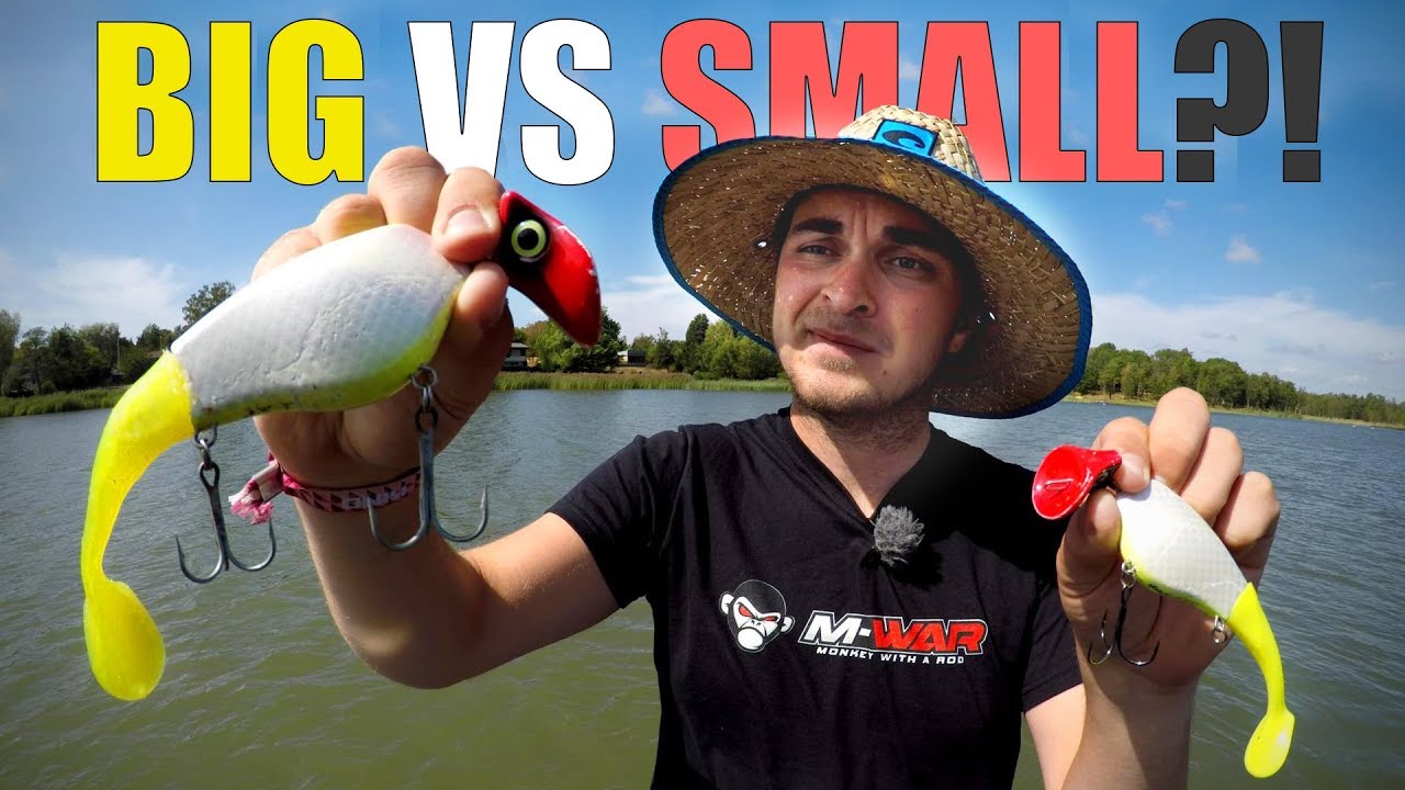 PIKE FISHING: BIG vs Small Lures CHALLENGE (Big Lures = Big Fish?!) + Gator Rod GIVE AWAY!