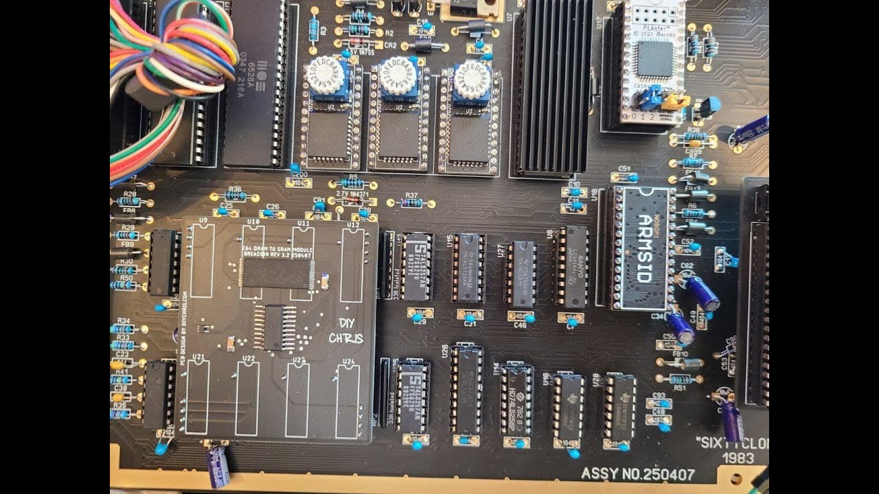 Commodore 64 SRAM module replacement