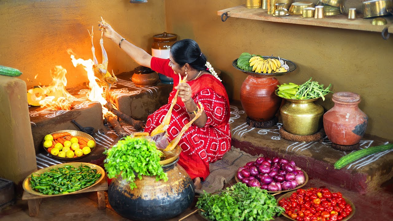 CHICKEN Biryani ! Today Prepare a Basmati Chicken Biryani in our Mud House | The Mud House