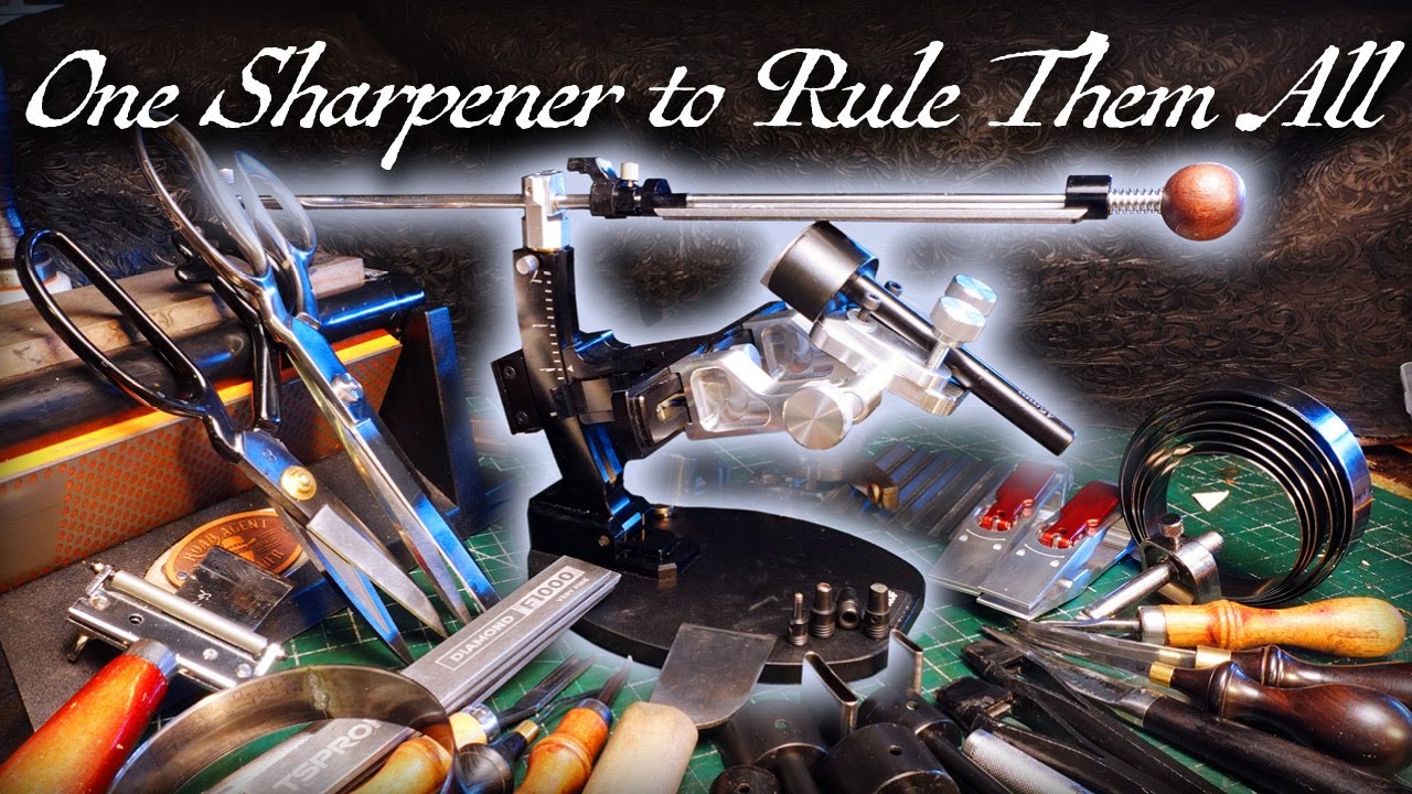 Sharpening Knives & Leather Tools w/the TSPROF Kadet Pro Sharpener