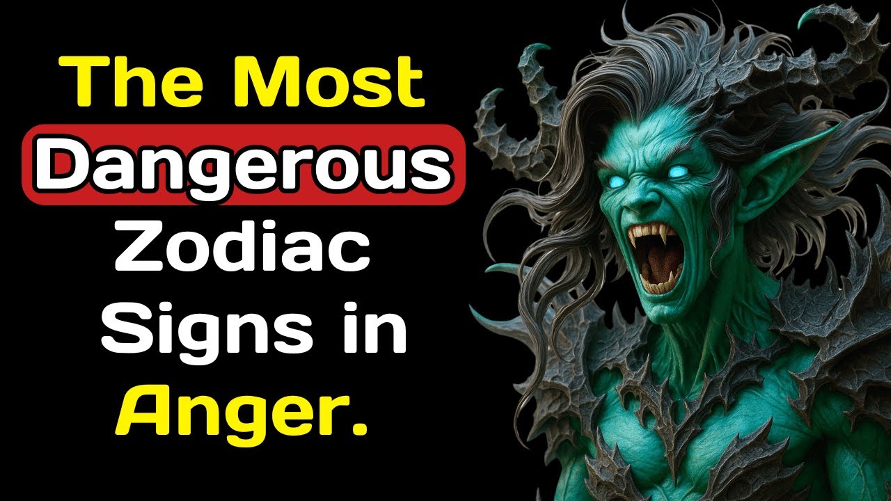 The Most Dangerous Zodiac Signs in Anger.