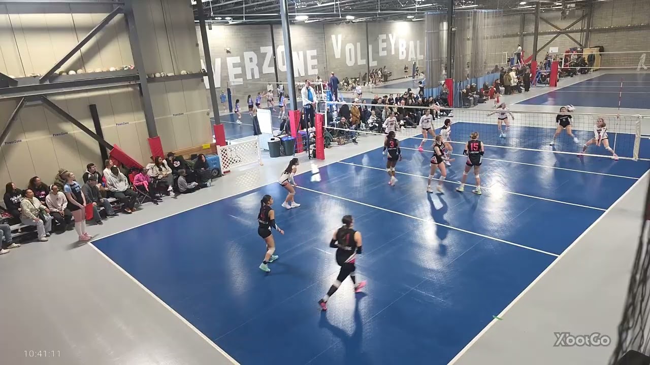 2/1/26 Power League vs Downstate 16 Black Set 2 (Ella Frisbie, Setter, #11, Class of 2028)