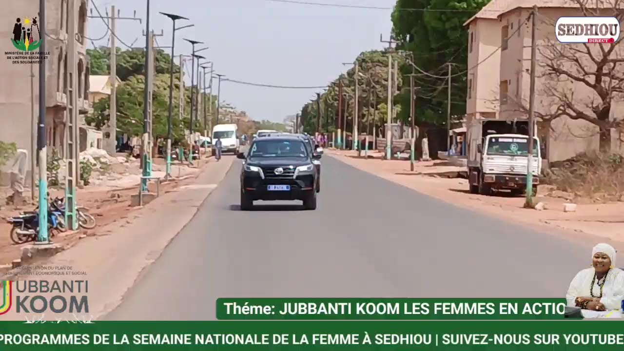Vous suivez la caravane de la semaine nationale de la femme étape de Sédhiou 