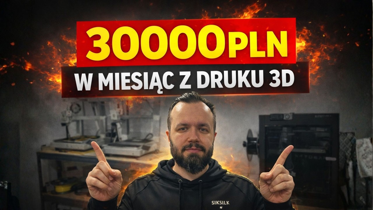 30 000 zł przychodu z druku 3D&hellip; ale ile z tego zostaje?