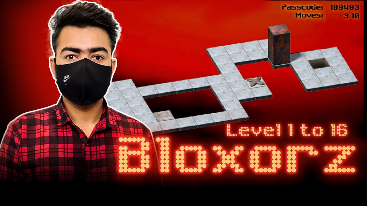 Bloxorz Levels 1&ndash;16 Solution 😁🧩 | Complete Puzzle Walkthrough Gameplay
