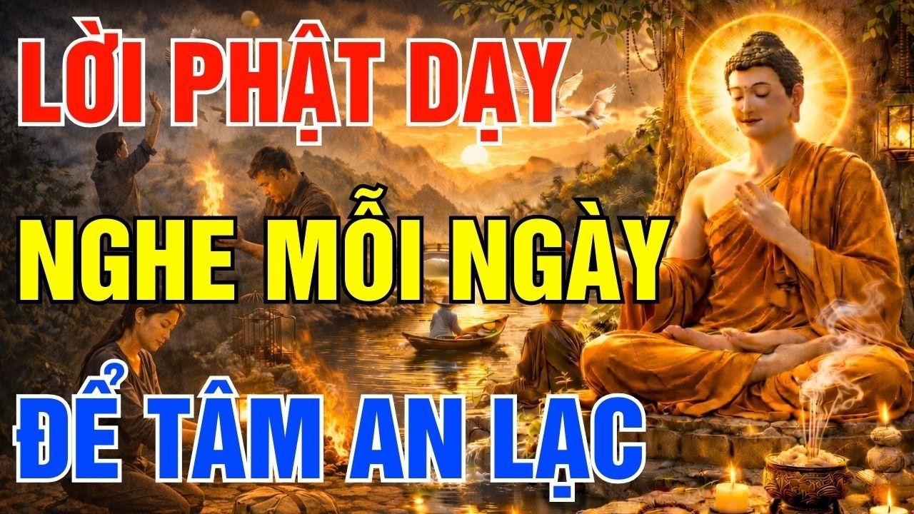 Nghe Mỗi Ngày Để Tâm An Lạc, Phật Dạy Cách Sống Bình Yên, Buông Bỏ Và Chữa Lành| Đạo Phật Đời Sống